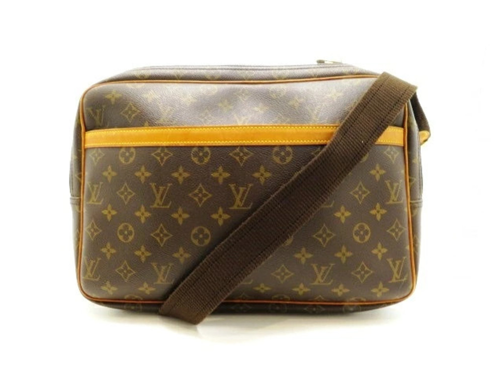 LOUIS VUITTON Monogram Shoulder Bag Reporter